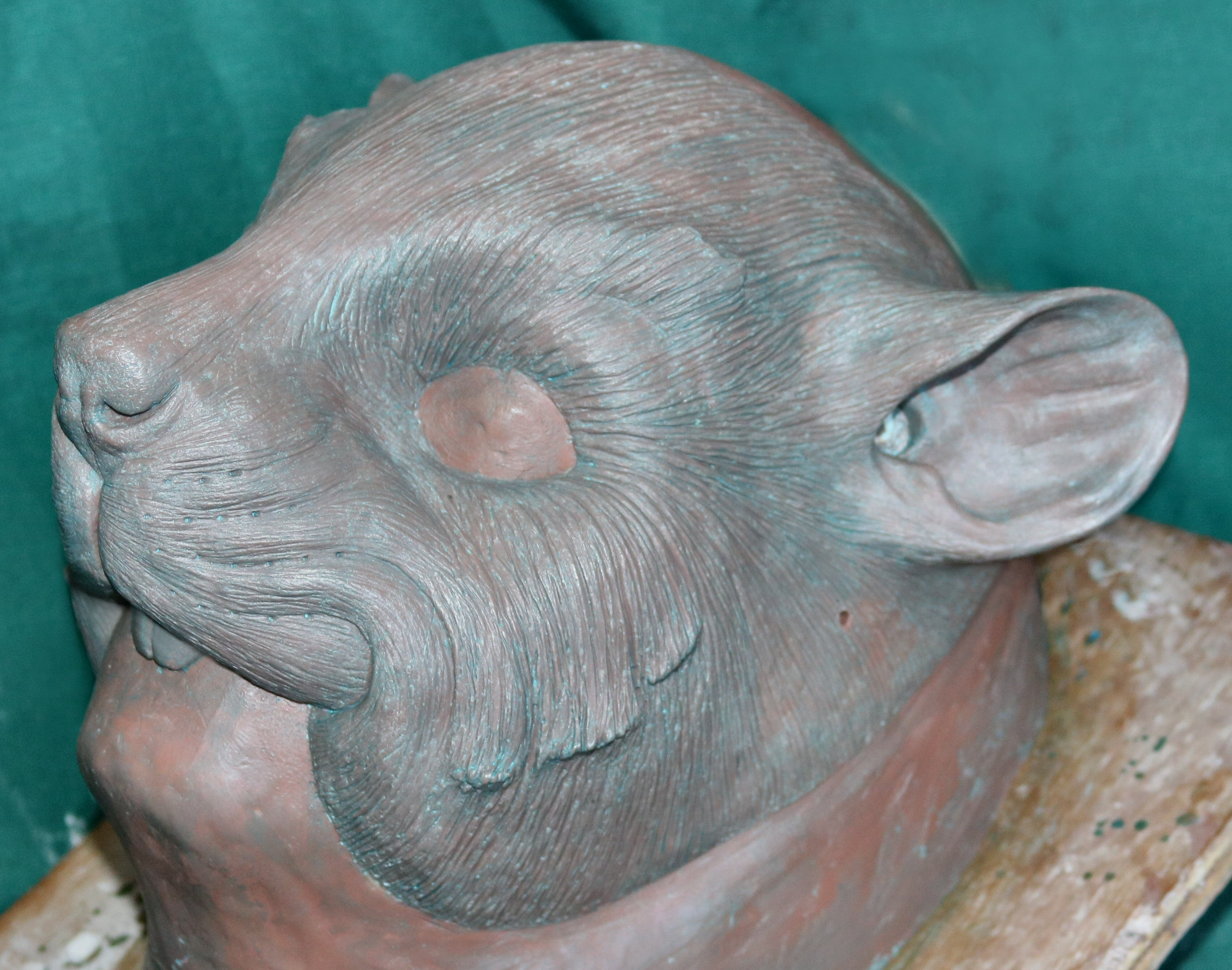 Riverbank Ratty mask sculpt 02