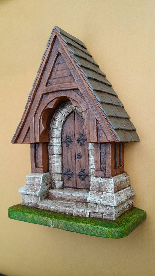 Fairy Door - Church Door Style right profile