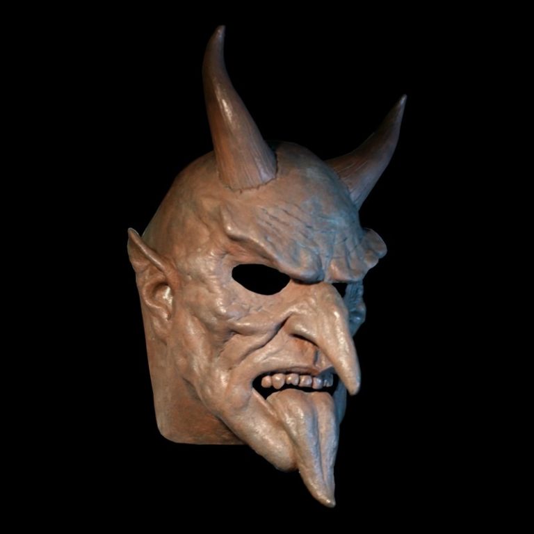 Krampus Mask Sculpture Andrew Blake Craft & Design